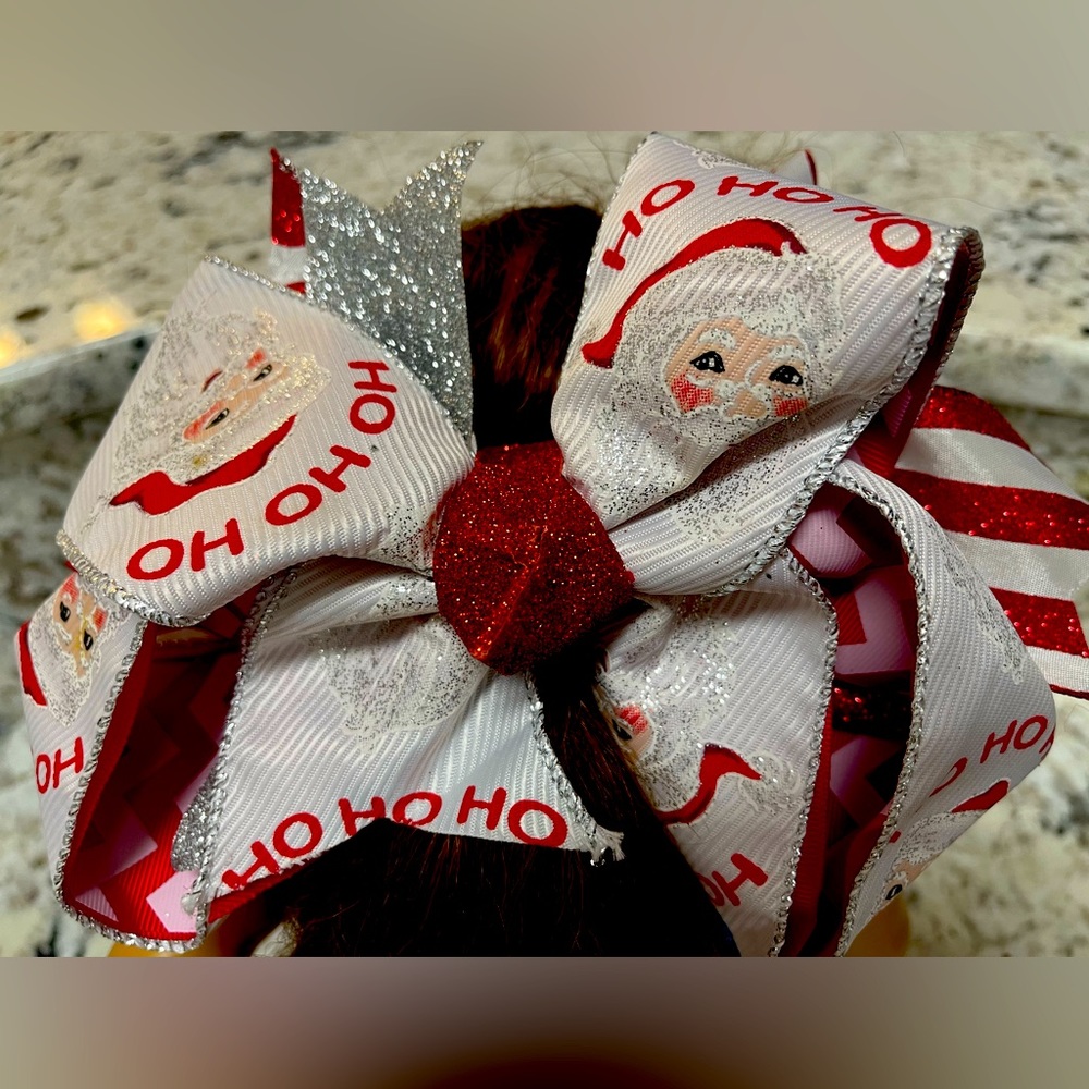 Ho Ho Ho Christmas Bow.